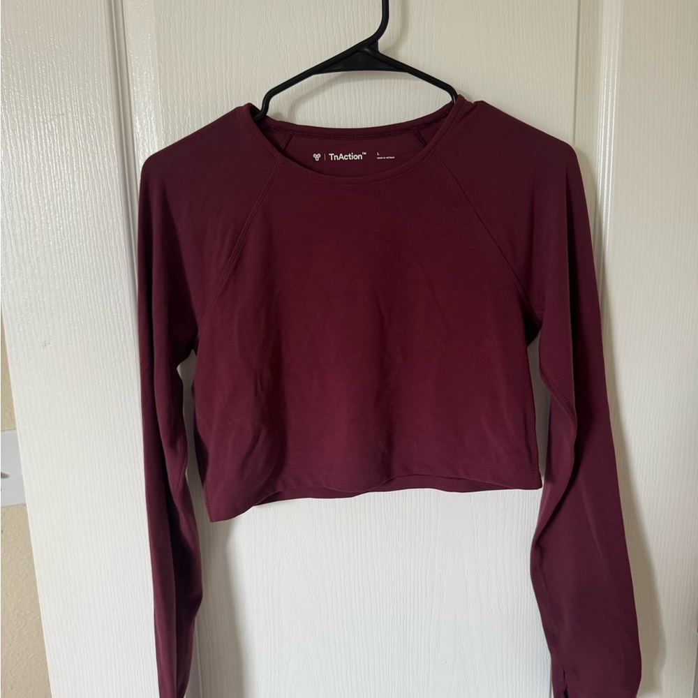 TNA Active  Long Sleeve Crop Top